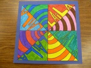 radial symmetry name art